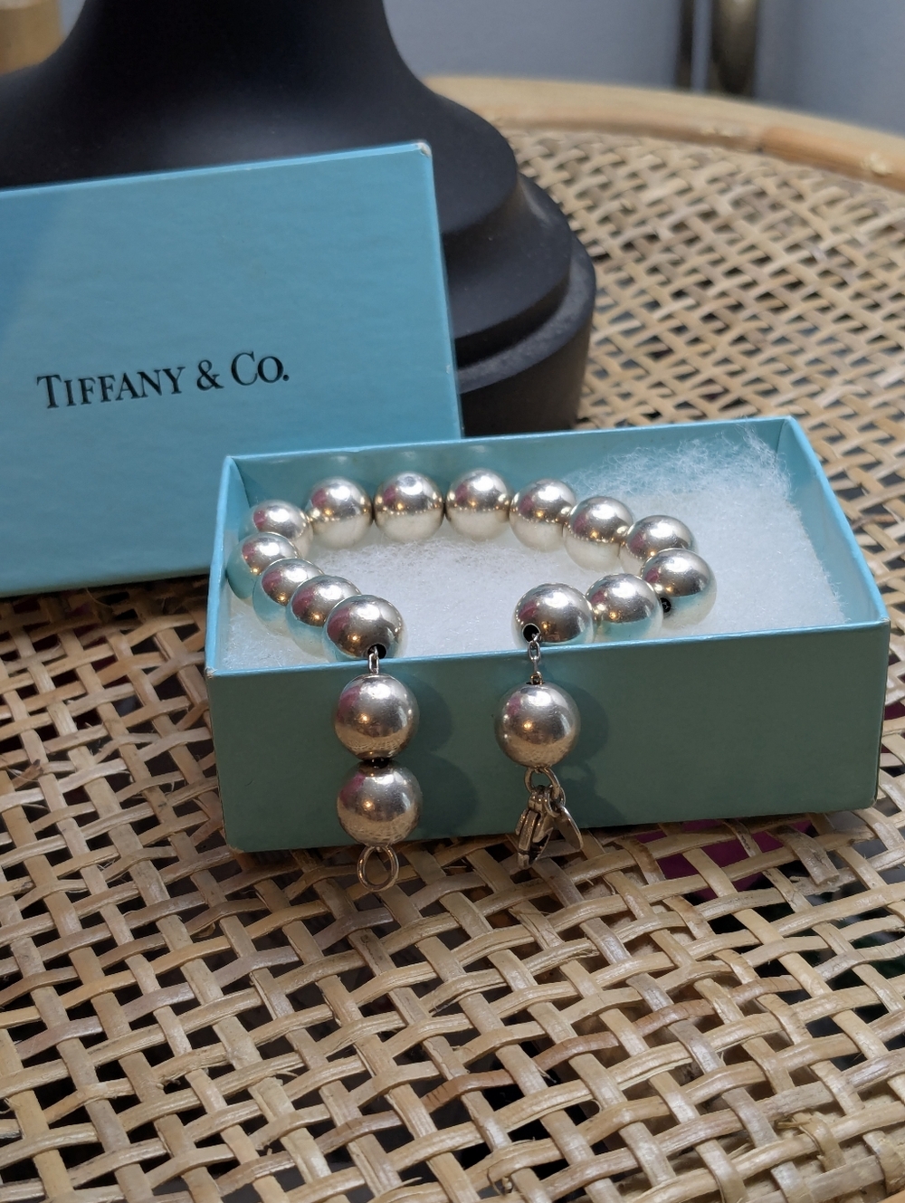 Tiffany & Co. Polished Silver Bead Bracelet - Picture 10 of 11